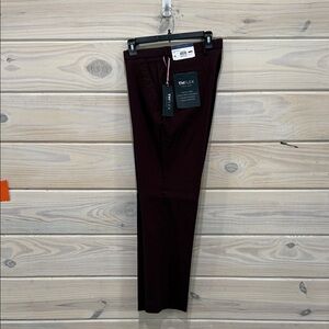 Tommy Hilfiger Men's Dark Burgundy Dress Pants